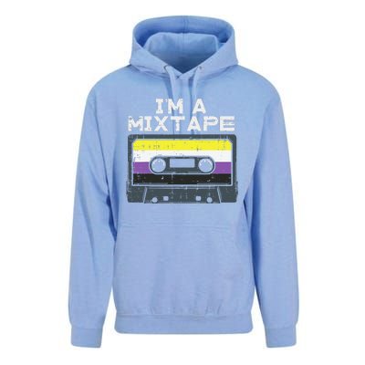 Im A Mixtape Cassette Lgbtq Flag Genderqueer Unisex Surf Hoodie