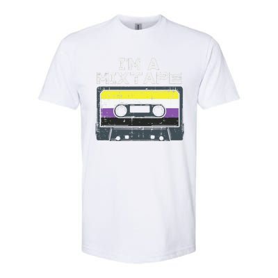 Im A Mixtape Cassette Lgbtq Flag Genderqueer Softstyle CVC T-Shirt