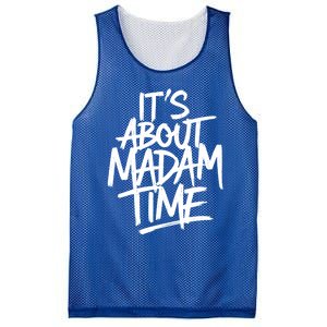 ItS About Madam Time Gift Mesh Reversible Basketball Jersey Tank