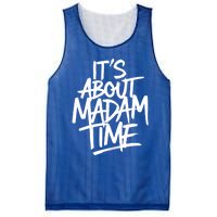 ItS About Madam Time Gift Mesh Reversible Basketball Jersey Tank