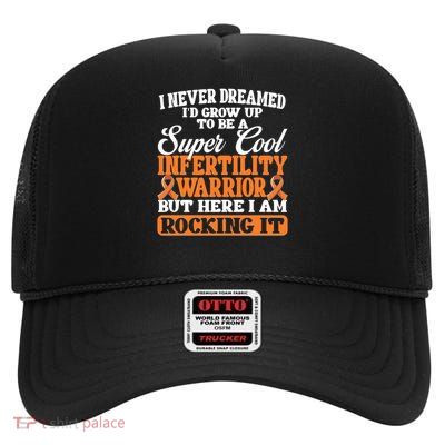 Infertility Awareness Month IVF Empowert Transfer Day High Crown Mesh Back Trucker Hat