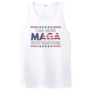 I Am More Maga Now Than Ever Trump Supporters American PosiCharge Competitor Tank