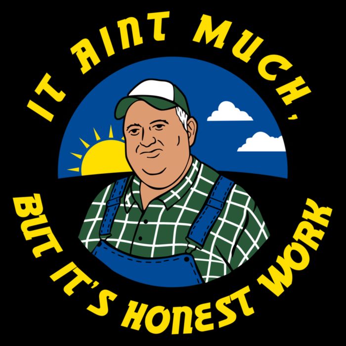 It Ain’t Much But It’s Honest Work 7-Panel Snapback Hat