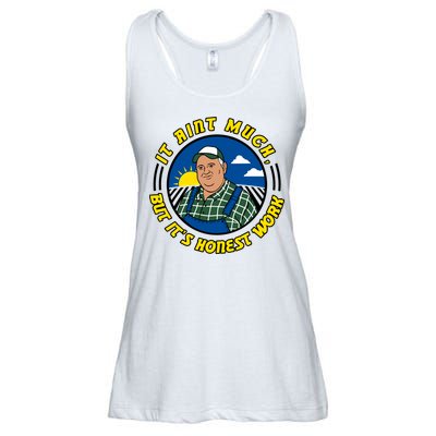 It Ain’t Much But It’s Honest Work Ladies Essential Flowy Tank