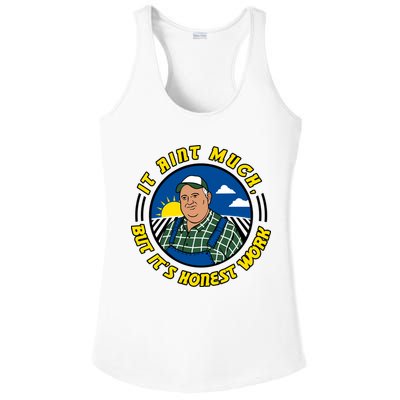 It Ain’t Much But It’s Honest Work Ladies PosiCharge Competitor Racerback Tank