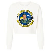 It Ain’t Much But It’s Honest Work Cropped Pullover Crew