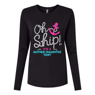 ItS A Mother Daughter Trip Cruise Womens Cotton Relaxed Long Sleeve T-Shirt