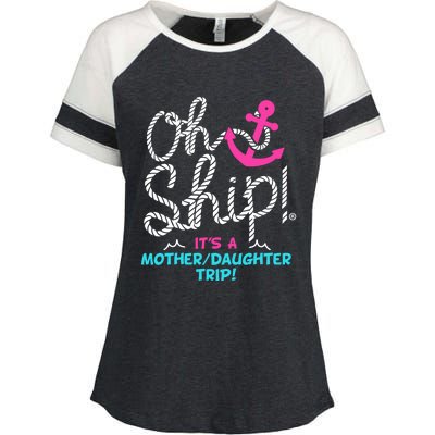 ItS A Mother Daughter Trip Cruise Enza Ladies Jersey Colorblock Tee