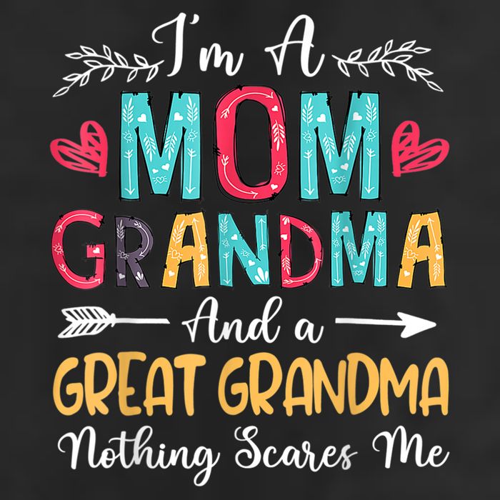 I'm A Mom Grandma And A Great Grandma Nothing Scares Me Adult Drive Performance Visor