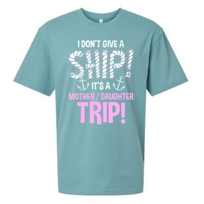 Its A Mother Daughter Trip Cruise Ship Wear Gift Sueded Cloud Jersey T-Shirt