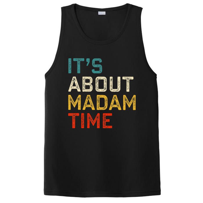 Its About Madam Time Kamala Harris 2024 President Women Gift PosiCharge Competitor Tank