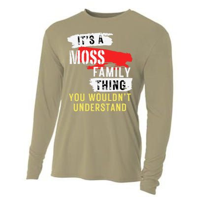 ItS A Moss Family Thing Funny Cooling Performance Long Sleeve Crew