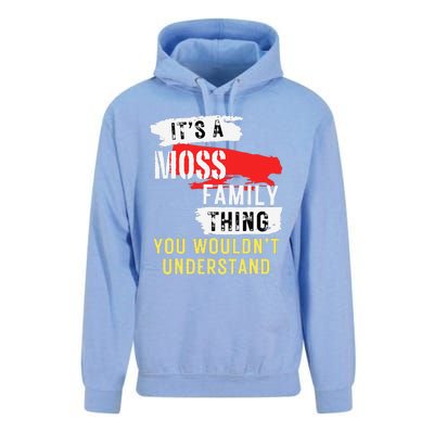 ItS A Moss Family Thing Funny Unisex Surf Hoodie