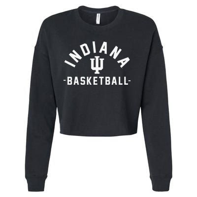 Indiana Arch Mascot Basketball sport lovers funny Cropped Pullover Crew