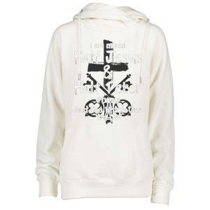 I Am Mixed Half Jesus And Half Peter Christian Runup Gift Womens Funnel Neck Pullover Hood