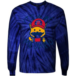 It's A Me Meowrio ,Funny Cat Lover Tie-Dye Long Sleeve Shirt