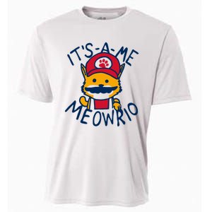 It's A Me Meowrio ,Funny Cat Lover Cooling Performance Crew T-Shirt