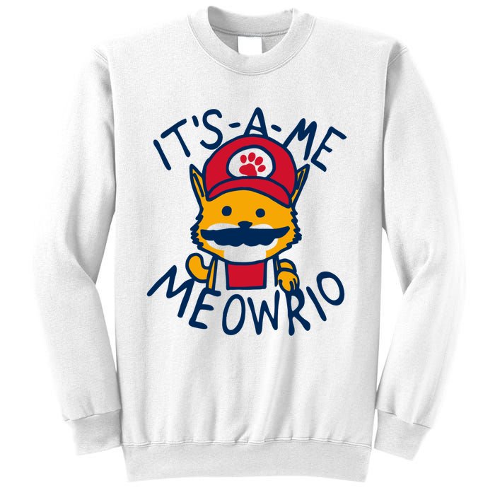 It's A Me Meowrio ,Funny Cat Lover Sweatshirt