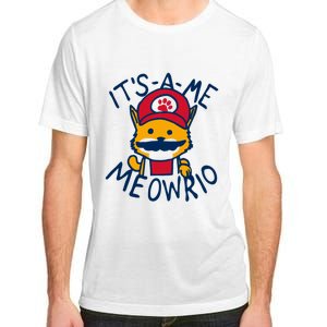 It's A Me Meowrio ,Funny Cat Lover Adult ChromaSoft Performance T-Shirt