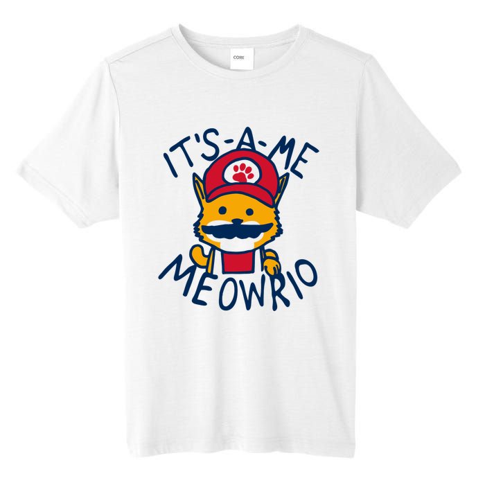 It's A Me Meowrio ,Funny Cat Lover Tall Fusion ChromaSoft Performance T-Shirt