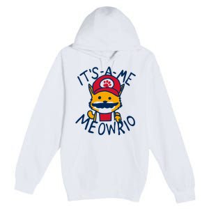 It's A Me Meowrio ,Funny Cat Lover Premium Pullover Hoodie