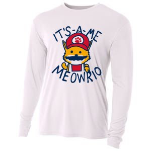 It's A Me Meowrio ,Funny Cat Lover Cooling Performance Long Sleeve Crew