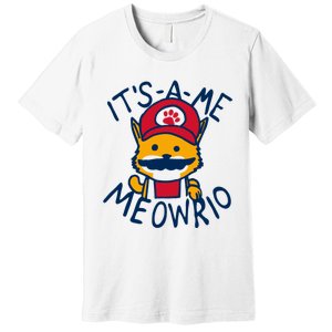 It's A Me Meowrio ,Funny Cat Lover Premium T-Shirt