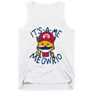 It's A Me Meowrio ,Funny Cat Lover Tank Top