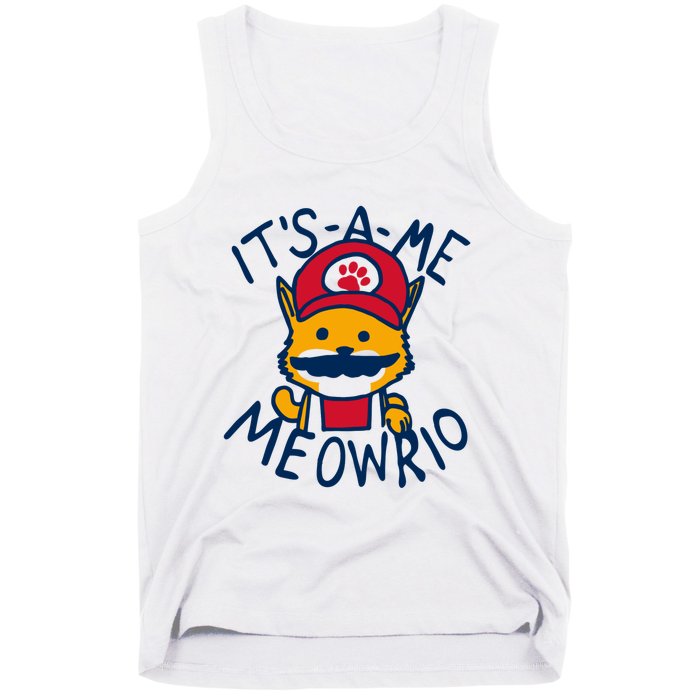 It's A Me Meowrio ,Funny Cat Lover Tank Top