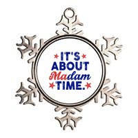 ItS About Madam Time Metallic Star Ornament