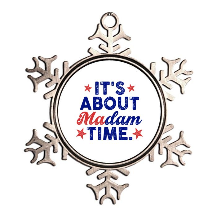 ItS About Madam Time Metallic Star Ornament