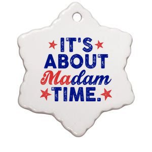 ItS About Madam Time Ceramic Star Ornament