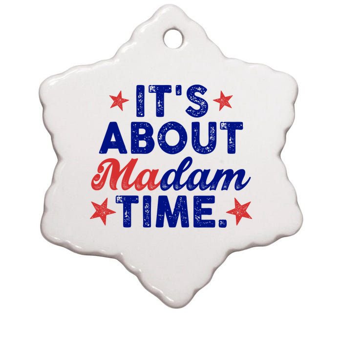 ItS About Madam Time Ceramic Star Ornament