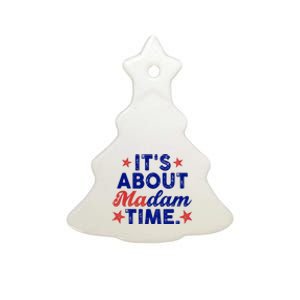 ItS About Madam Time Ceramic Tree Ornament