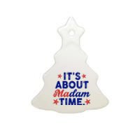 ItS About Madam Time Ceramic Tree Ornament