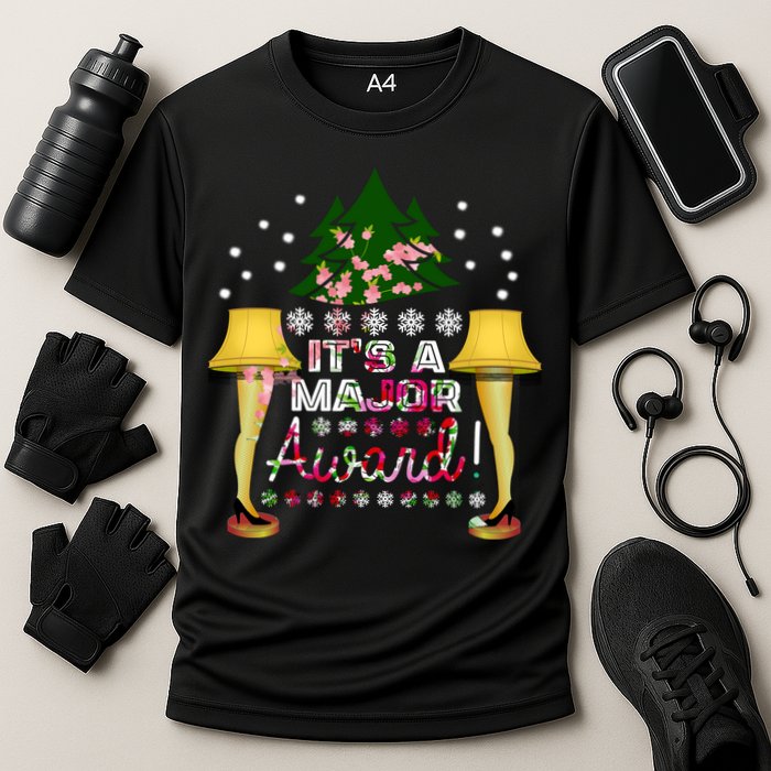 It's A Major Award Funny Christmas Fragile Lamp Leg Performance Shirt