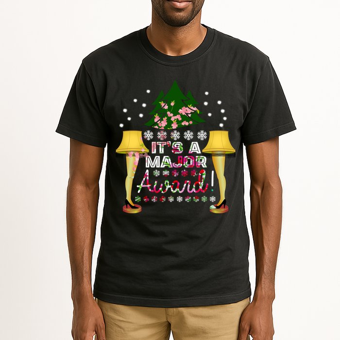 It's A Major Award Funny Christmas Fragile Lamp Leg Tall T-Shirt