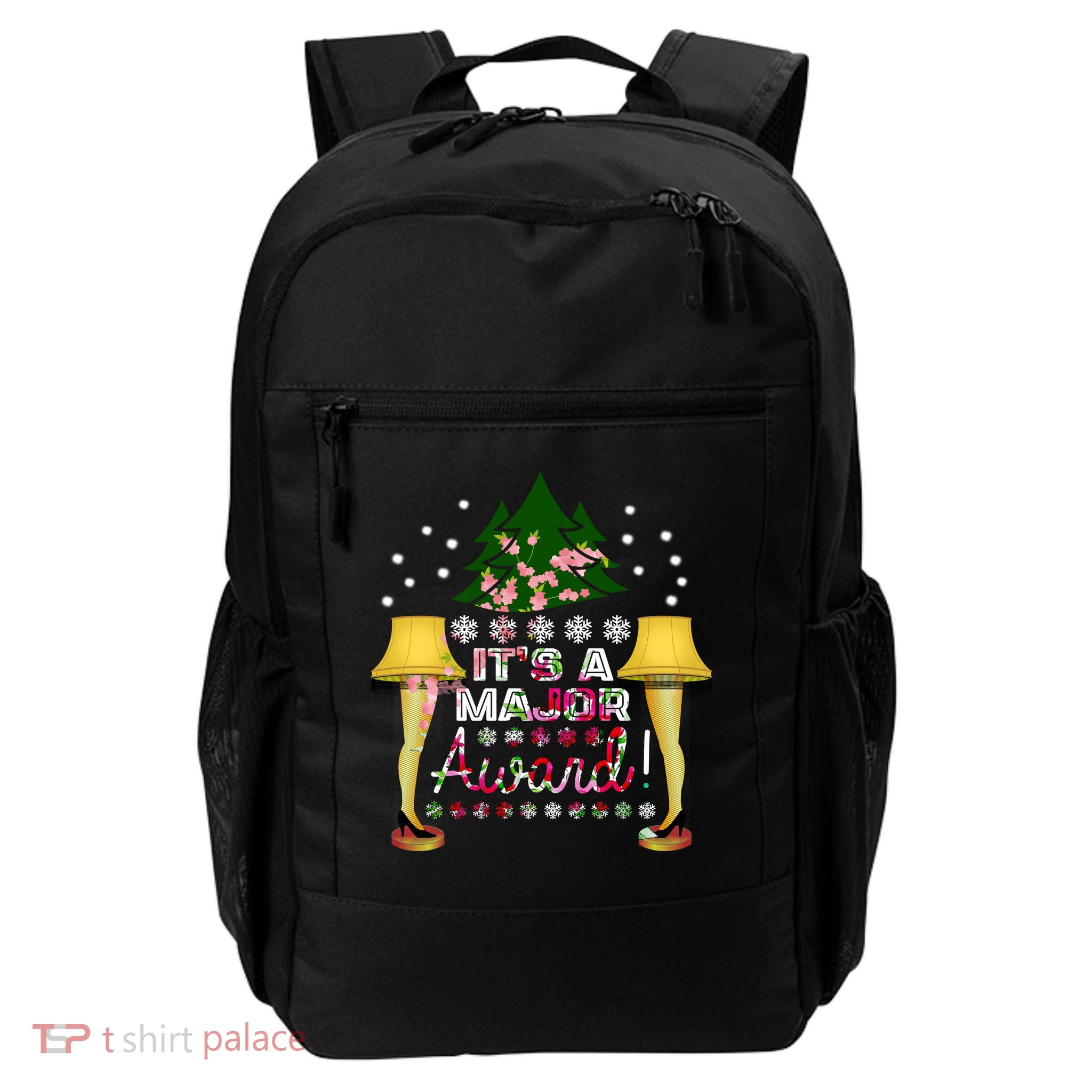 It's A Major Award Funny Christmas Fragile Lamp Leg Daily Commute Backpack