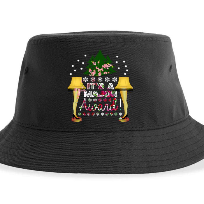 It's A Major Award Funny Christmas Fragile Lamp Leg Sustainable Bucket Hat