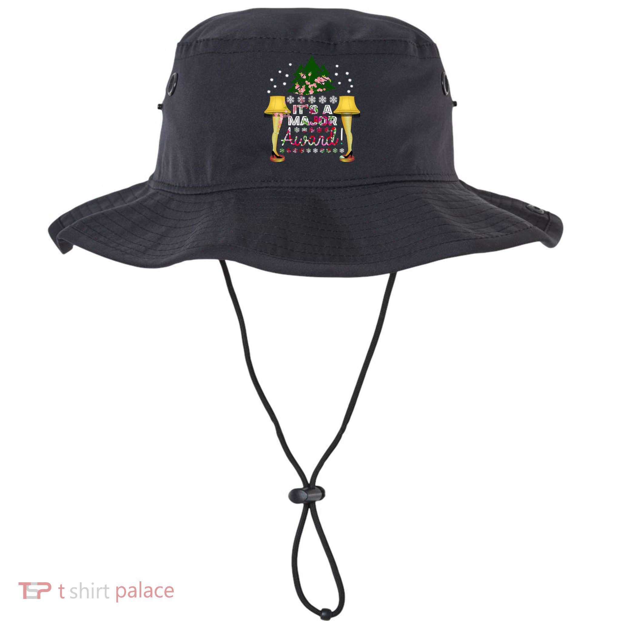 It's A Major Award Funny Christmas Fragile Lamp Leg Bucket Hat