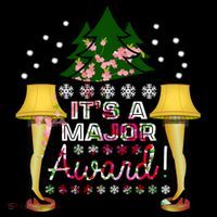 It's A Major Award Funny Christmas Fragile Lamp Leg Bucket Hat