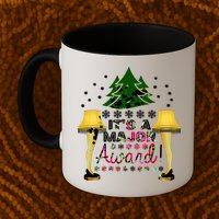 It's A Major Award Funny Christmas Fragile Lamp Leg Mug