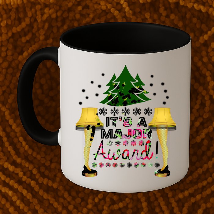 It's A Major Award Funny Christmas Fragile Lamp Leg Mug