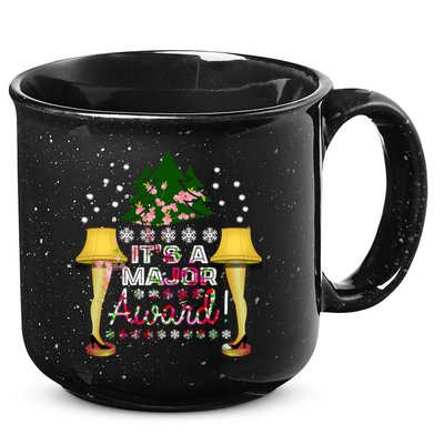 It's A Major Award Funny Christmas Fragile Lamp Leg 15oz Campfire Ceramic Mug