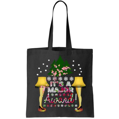 It's A Major Award Funny Christmas Fragile Lamp Leg Bag