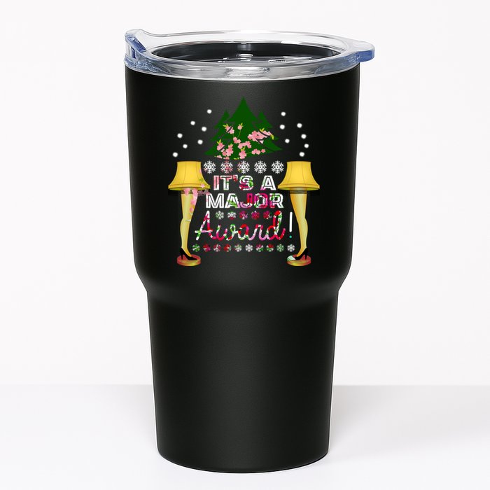 It's A Major Award Funny Christmas Fragile Lamp Leg Tumbler