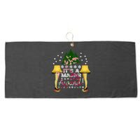 It's A Major Award Funny Christmas Fragile Lamp Leg Large Microfiber Waffle Golf Towel