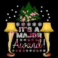It's A Major Award Funny Christmas Fragile Lamp Leg Baby Bodysuit