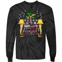 It's A Major Award Funny Christmas Fragile Lamp Leg Tie-Dye Long Sleeve Shirt