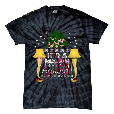 It's A Major Award Funny Christmas Fragile Lamp Leg Tie-Dye T-Shirt